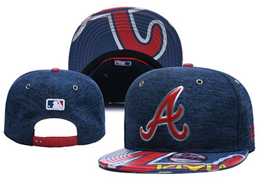 MLB Atlanta Braves Team Logo Navy Adjustable Hat 47