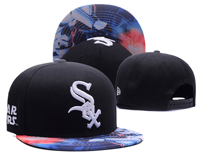 MLB Chicago White Sox Team Logo Black Adjustable Hat GS MLB Chicago White Sox Team Logo Black Adjustable Hat GS