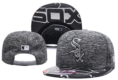 MLB Chicago White Sox Team Logo Gray Snapback Adjustable Hat YD MLB Chicago White Sox Team Logo Gray Snapback Adjustable Hat YD