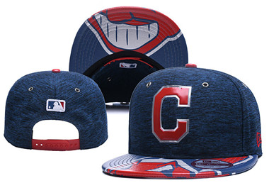 MLB Cleveland Indians Team Logo Navy Adjustable Hat