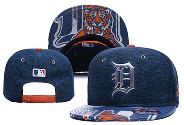 MLB Detroit  Tigers Team Logo Navy Adjustable Hat 19