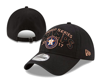 MLB Houston Astros Black 2017 World Series Champions Locker Room Adjustable Hat