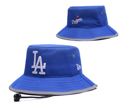 MLB Los Angeles Dodgers Fresh Logo Blue Wide Brim Hat YD