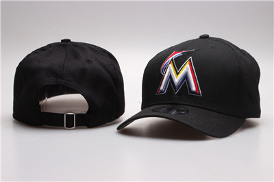 MLB Miami Marlins Stitched Snapback Hats 022