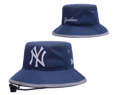 MLB New York Yankees Fresh Logo Navy Wide Brim Hat YD