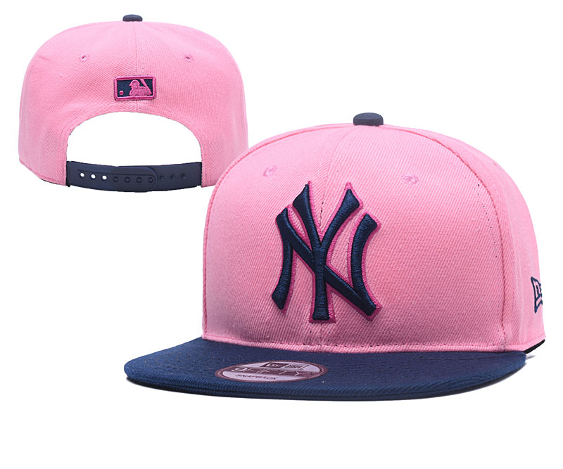 MLB New York Yankees Fresh Logo Pink Adjustable Hat YD MLB New York Yankees Fresh Logo Pink Adjustable Hat YD
