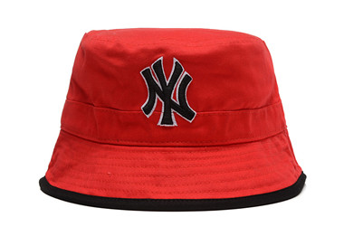 MLB New York Yankees Team Logo Red Wide Brim Hat