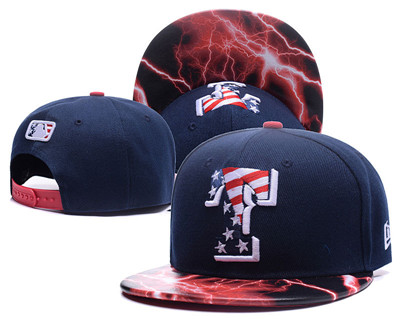 MLB Texas Rangers USA Flag Logo Navy Adjustable Hat LH