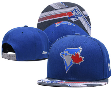 MLB Toronto Blue Jays Team Logo Blue Snapback Adjustable Hat 159