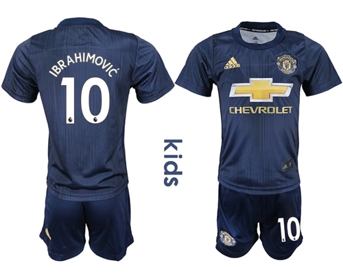 Manchester United #10 Ibrahimovic Third Kid Soccer Club Jersey Manchester United #10 Ibrahimovic Third Kid Soccer Club Jersey