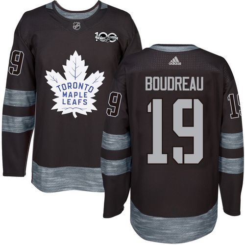 Maple Leafs #19 Bruce Boudreau Black 1917-2017 100th Anniversary Stitched NHL Jersey Maple Leafs #19 Bruce Boudreau Black 1917-2017 100th Anniversary Stitched NHL Jersey
