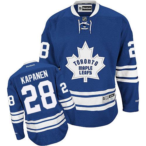 Maple Leafs #28 Kasperi Kapanen Blue Alternate Stitched Youth NHL Jersey