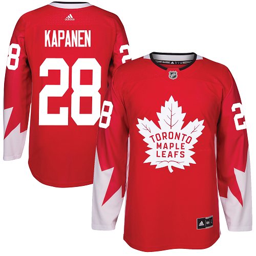 Maple Leafs #28 Kasperi Kapanen Red Alternate Stitched Youth NHL Jersey
