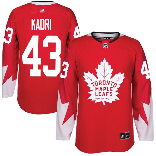 Maple Leafs #43 Nazem Kadri Red Alternate Stitched Youth NHL Jersey Maple Leafs #43 Nazem Kadri Red Alternate Stitched Youth NHL Jersey