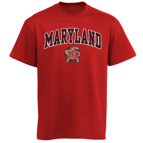 Maryland Terrapins New Agenda Arch Over Logo T-Shirt Red