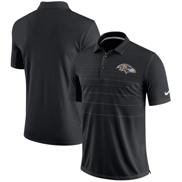 Men's Baltimore Ravens Nike Black Early Season Polo
