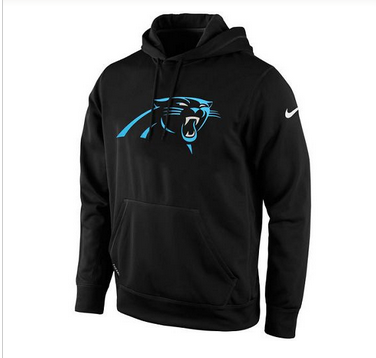 Men's Carolina Panthers Nike Black KO Logo Essential Hoodie Men's Carolina Panthers Nike Black KO Logo Essential Hoodie