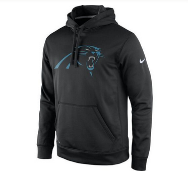 Men's Carolina Panthers Nike Black Practice Performance Pullover Hoodie Men's Carolina Panthers Nike Black Practice Performance Pullover Hoodie