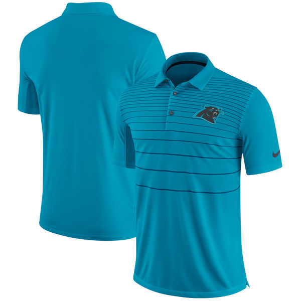Men's Carolina Panthers Nike Blue Early Season Polo
