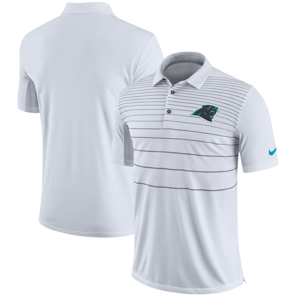 Men's Carolina Panthers Nike White Early Season Polo