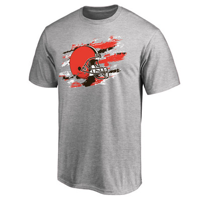 Men's Cleveland Browns  NFL Pro Line Heathered Gray True Color T-Shirt
