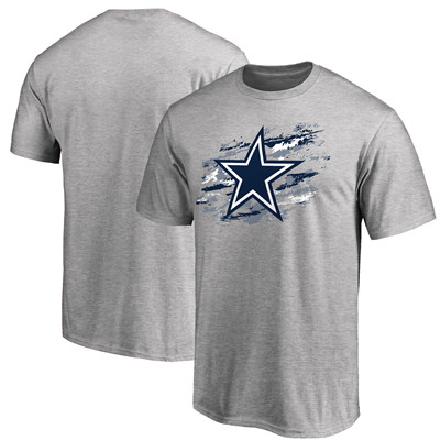 Men's Dallas Cowboys NFL Pro Line Heathered Gray True Color T-Shirt