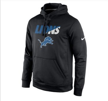 Men's Detroit Lions Nike Black Kick Off Staff Performance Pullover Hoodie Men's Detroit Lions Nike Black Kick Off Staff Performance Pullover Hoodie