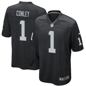 Men's Gareon Conley Oakland Raiders Nike 2017 Draft Pick Game Jersey - Black