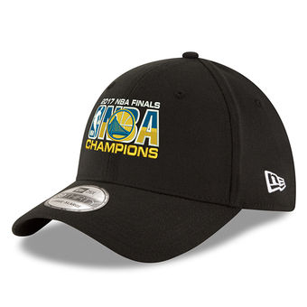 Men's Golden State Warriors  Black 2017 NBA Finals Champions Flex Hat