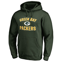 Men's Green Bay Packers Pro Line Green Victory Arch Pullover Hoodie