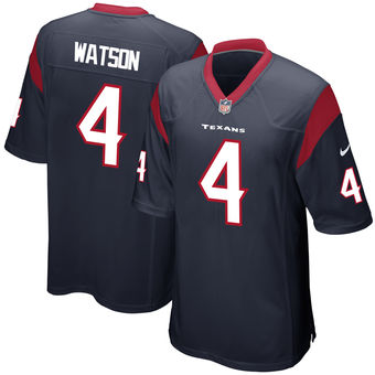 Men's Houston Texans Deshaun Watson Nike Navy 2017 Draft Pick Game Jersey Men's Houston Texans Deshaun Watson Nike Navy 2017 Draft Pick Game Jersey
