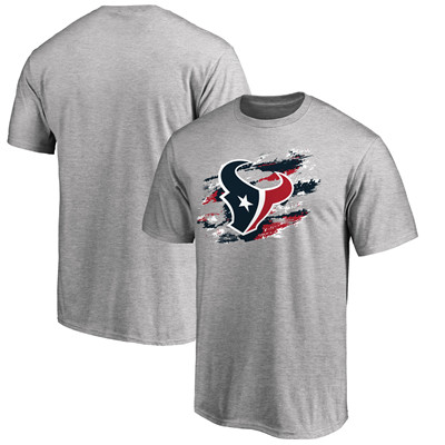Men's Houston Texans NFL Pro Line Heathered Gray True Color T-Shirt