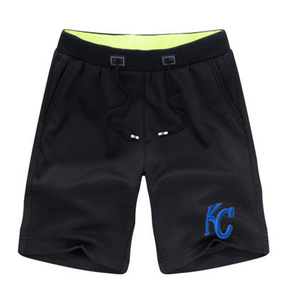 Men's Kansas City Royals Team Logo Black Baseball Shorts Men's Kansas City Royals Team Logo Black Baseball Shorts