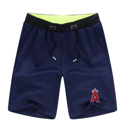 Men's Los Angeles Angels Of Anaheim Team Logo Navy Baseball Shorts Men's Los Angeles Angels Of Anaheim Team Logo Navy Baseball Shorts