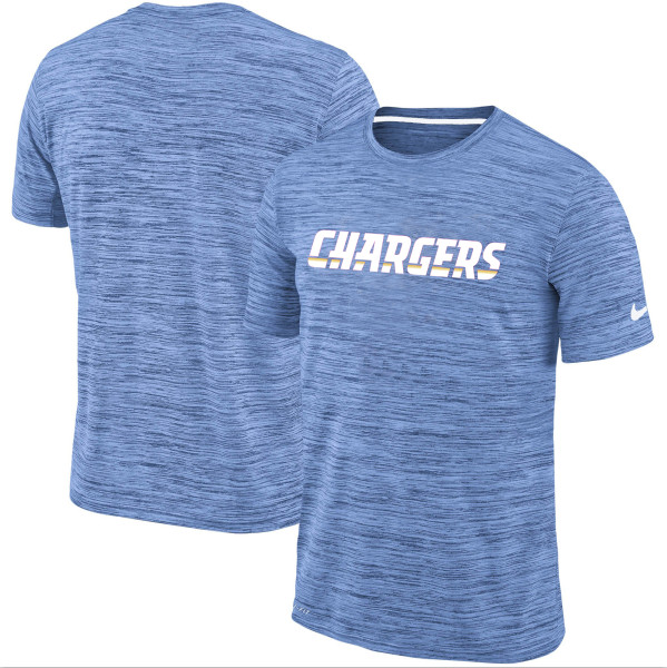 Men's Los Angeles Chargers Nike Blue Velocity Performance T-Shirt Men's Los Angeles Chargers Nike Blue Velocity Performance T-Shirt