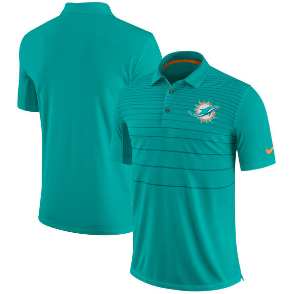 Men's Miami Dolphins Nike Aqua Early Season Polo