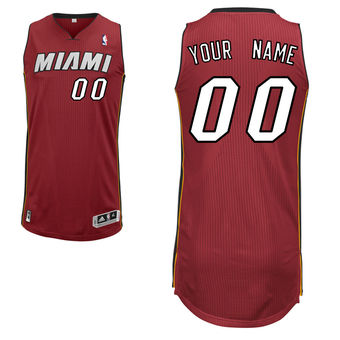Men's Miami Heat Custom Authentic Jersey