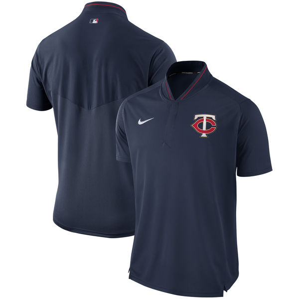 Men's Minnesota Twins Nike Navy Authentic Collection Elite Performance Polo
