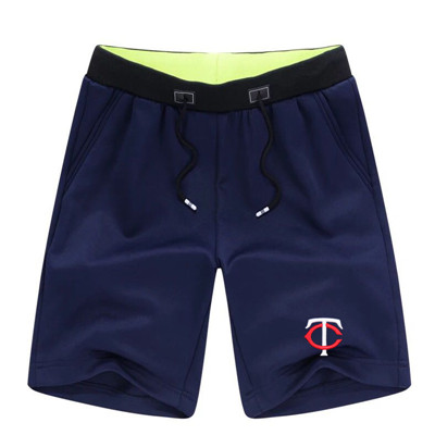 Men's Minnesota Twins Team Logo Navy Baseball Shorts Men's Minnesota Twins Team Logo Navy Baseball Shorts