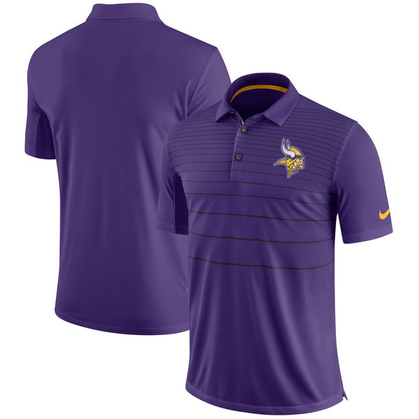 Men's Minnesota Vikings Nike Purple Early Season Polo