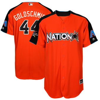 Men's National League Diamondbacks Paul Goldschmidt Majestic Orange 2017 MLB All-Star Game Home Run Derby Player Jersey