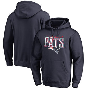 Men's New England Patriots Pro Line Navy Hometown Collection True Patriot Pullover Hoodie