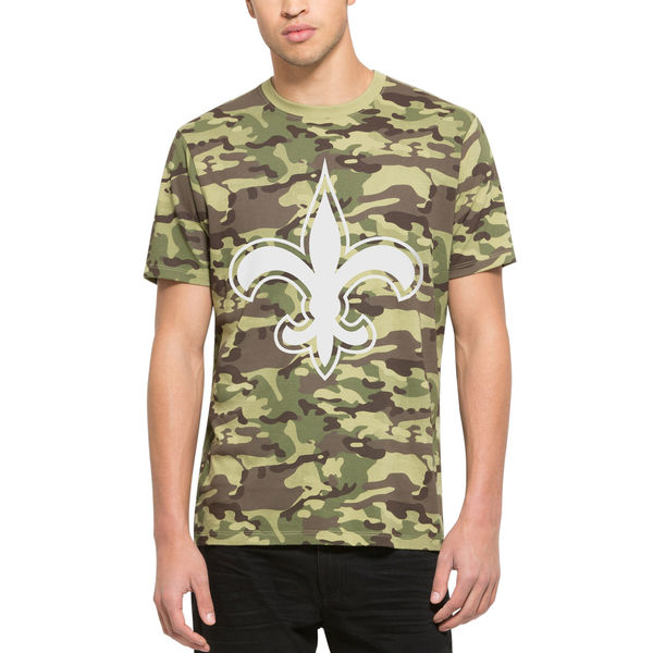 Men's New Orleans Saints '47 Camo Alpha T-Shirt Men's New Orleans Saints '47 Camo Alpha T-Shirt