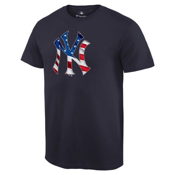 Men's New York Yankees Navy Big & Tall Banner Wave T-Shirt Men's New York Yankees Navy Big & Tall Banner Wave T-Shirt