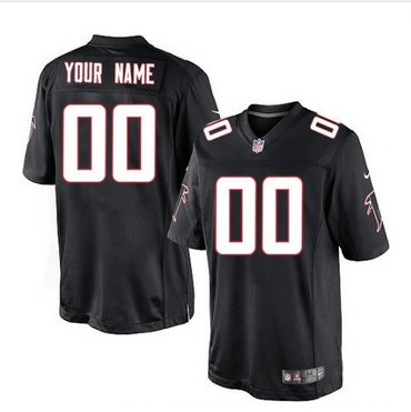 Men's Nike Atlanta Falcons Customized Limited Black Alternate NFL Jersey