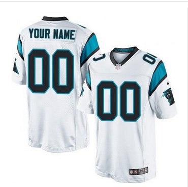 Men's Nike Carolina Panthers Customized Limited White NFL Jersey