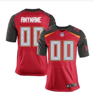 Men's Nike Tampa Bay Buccaneers Customized Elite Red Team Color NFL Jersey