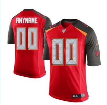 Men's Nike Tampa Bay Buccaneers Customized Limited Red Team Color NFL Jersey