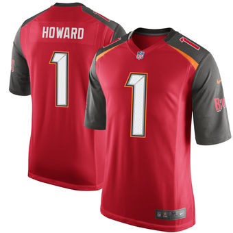 Men's O.J. Howard Tampa Bay Buccaneers Nike 2017 Draft Pick Game Jersey - Red