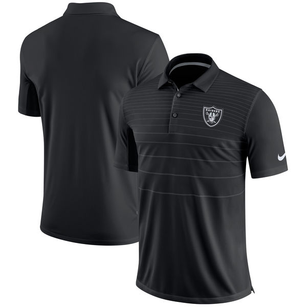 Men's Oakland Raiders Nike Black Early Season Polo Men's Oakland Raiders Nike Black Early Season Polo